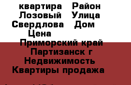 квартира › Район ­ Лозовый › Улица ­ Свердлова › Дом ­ 4 › Цена ­ 1 000 050 - Приморский край, Партизанск г. Недвижимость » Квартиры продажа   